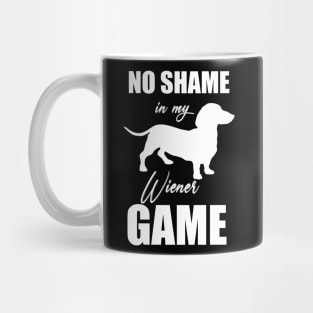 No Shame Funny Dachshund Wiener Dog Meme T-shirt Mug